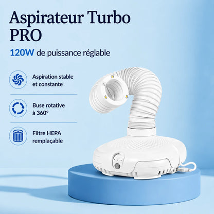 [locale:fr] Aspirateur Turbo PRO 120W — points forts