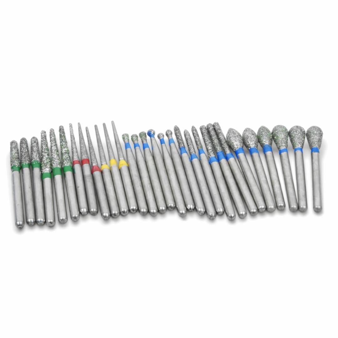 Autoclavable Aluminum Burr Holders for 30 High-Speed Turbine Burrs