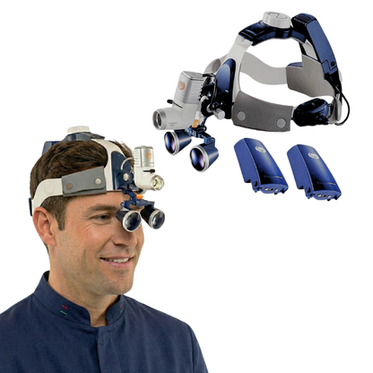 PRO MAX Surgical Loupe with 2.5x/3.5x Lenses and Powerful 80,000 Lumens Headlight – Special Offer